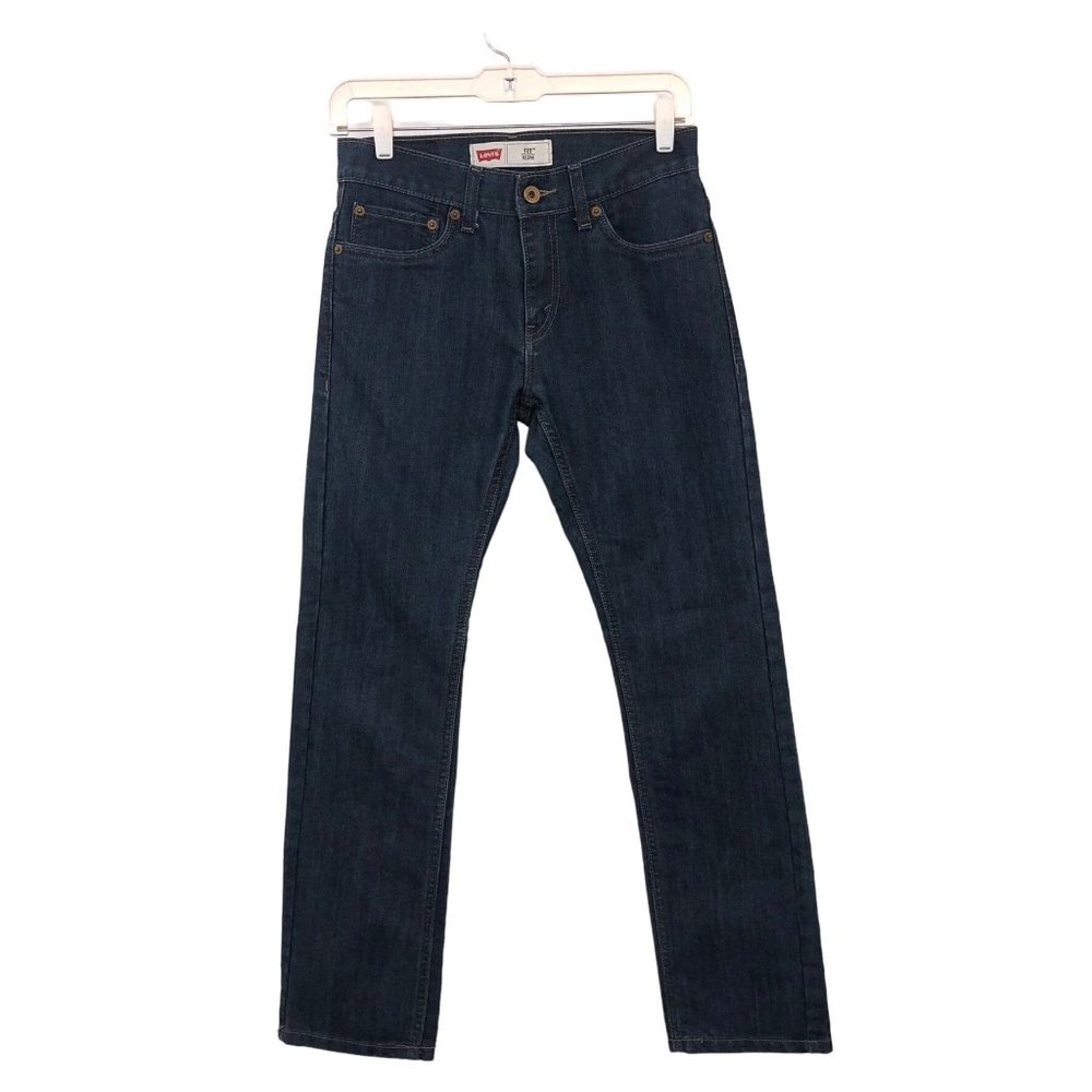 Levis 511 Slim Jeans Boys 14 Reg Used 27x27 Blue